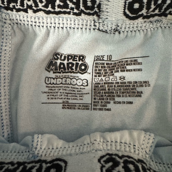 Super Mario & Flash youth underwear. Avenger, Mario, Under Armour socks - Picture 4 of 6